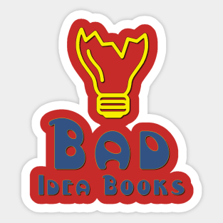 Bad Idea Books Logo One Sticker